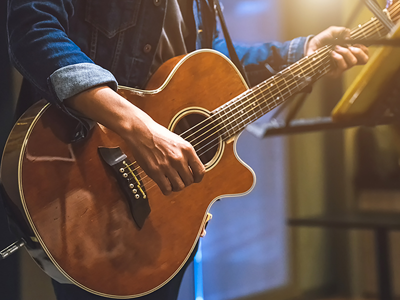 Et redigert bilde av trubadur